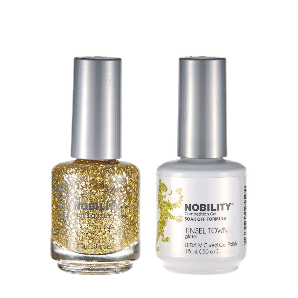 LeChat Nobility Gel & Polish Duo, NBCS109, Tinsel Town, 0.5oz KK0917