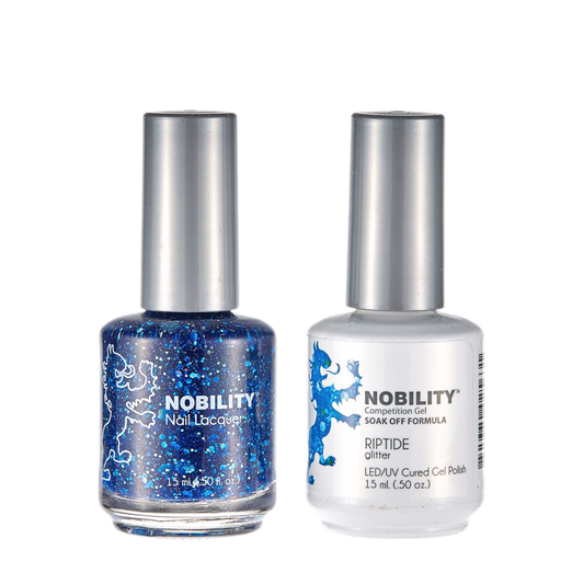 LeChat Nobility Gel & Polish Duo, NBCS113, Riptide, 0.5oz KK