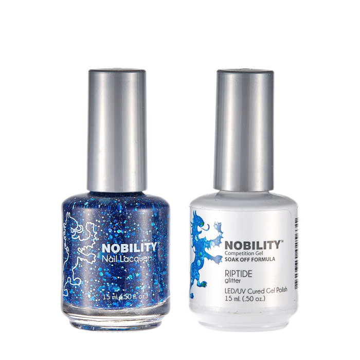 LeChat Nobility Gel & Polish Duo, NBCS113, Riptide, 0.5oz KK