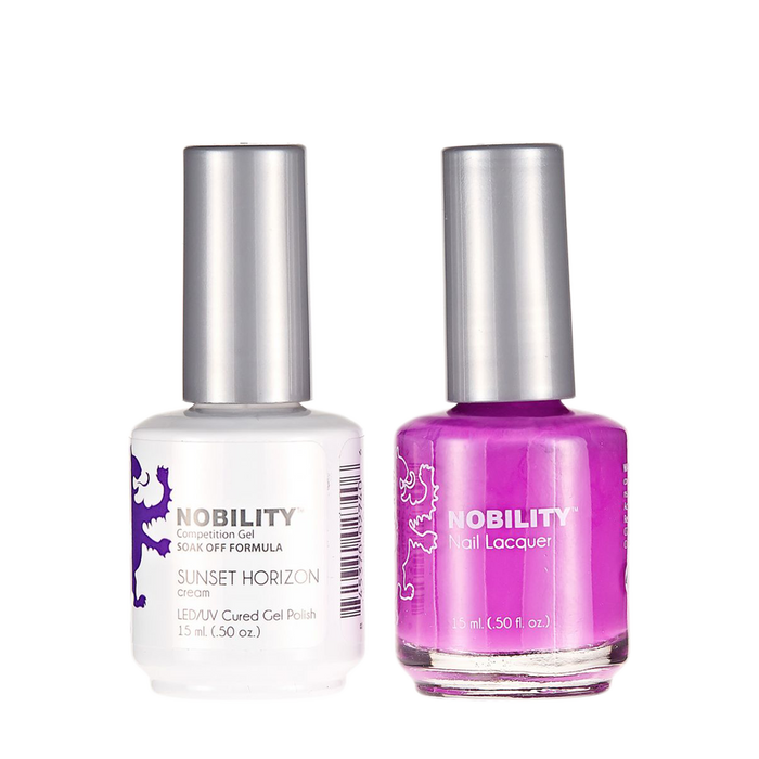 LeChat Nobility Gel & Polish Duo, NBCS120, Sunset Horizon, 0.5oz KK
