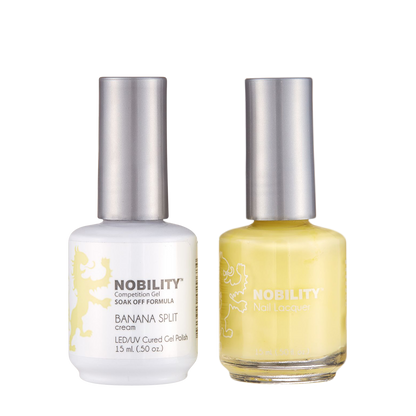 LeChat Nobility Gel & Polish Duo, NBCS122, Banana Split, 0.5oz KK