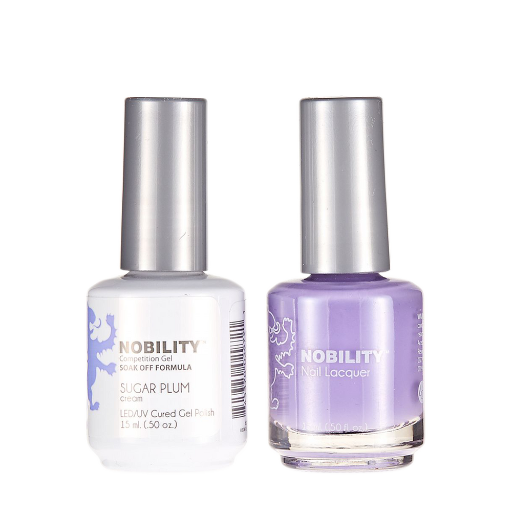LeChat Nobility Gel & Polish Duo, NBCS126, Sugar Plum, 0.5oz KK