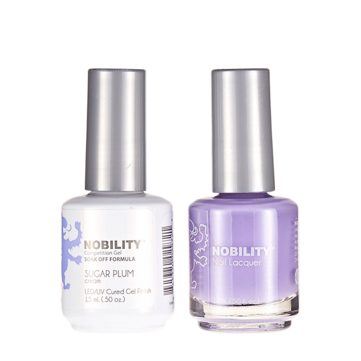 LeChat Nobility Gel & Polish Duo, NBCS126, Sugar Plum, 0.5oz KK