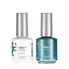 Load image into Gallery viewer, LeChat Nobility Gel &amp; Polish Duo, NBCS128, Sea Glass, 50oz KK
