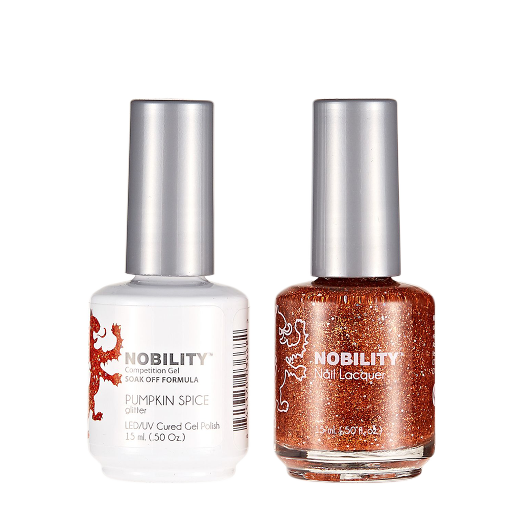 LeChat Nobility Gel & Polish Duo, NBCS129, Pumpkin Spice, 0.5oz KK