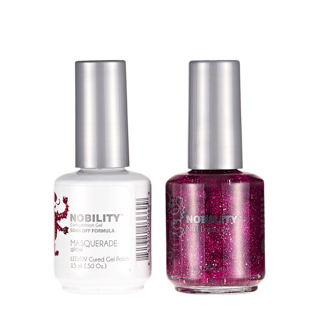 LeChat Nobility Gel & Polish Duo, NBCS130, Masquerade, 0.5oz KK