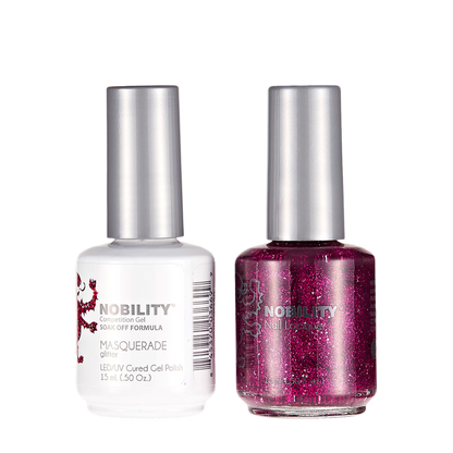 LeChat Nobility Gel & Polish Duo, NBCS130, Masquerade, 0.5oz KK