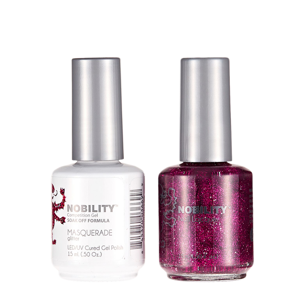 LeChat Nobility Gel & Polish Duo, NBCS130, Masquerade, 0.5oz KK