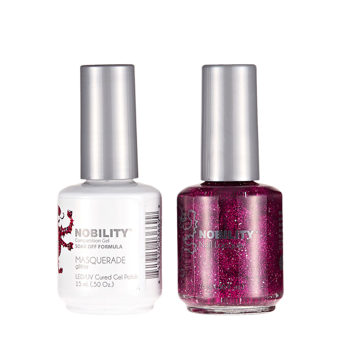 LeChat Nobility Gel & Polish Duo, NBCS130, Masquerade, 0.5oz KK