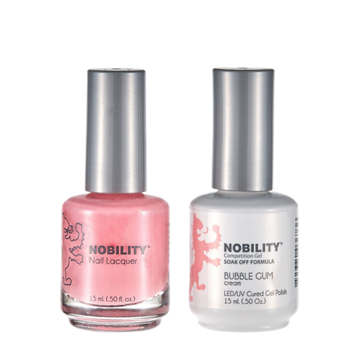 LeChat Nobility Gel & Polish Duo, NBCS134, Bubble Gum, 50oz KK