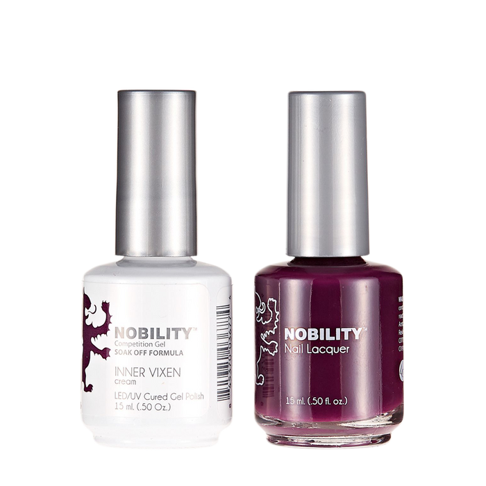 LeChat Nobility Gel & Polish Duo, NBCS138, Inner Vixen, 0.5oz KK0906