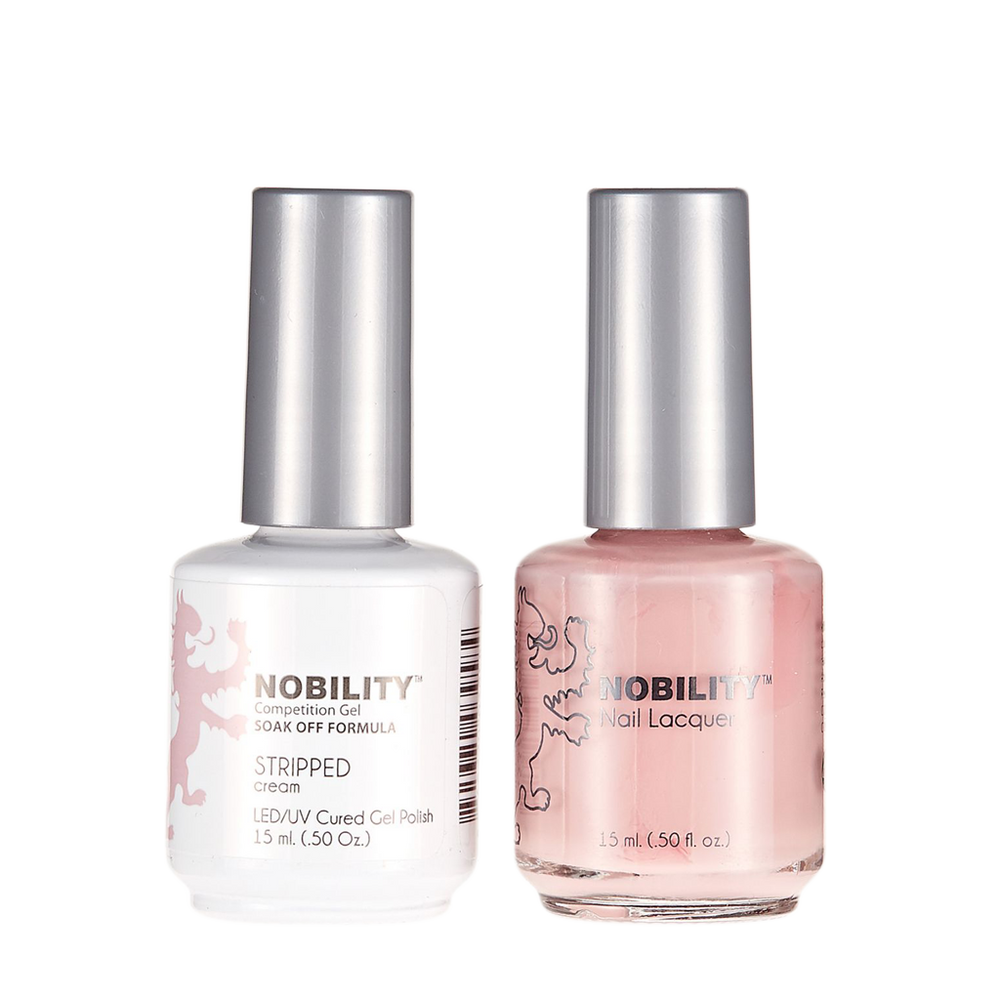 LeChat Nobility Gel & Polish Duo, NBCS140, Stripped, 0.5oz KK0906