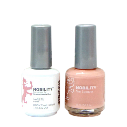 LeChat Nobility Gel & Polish Duo, NBCS146, Sweetie, 0.5oz KK