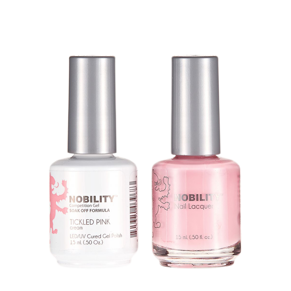 LeChat Nobility Gel & Polish Duo, NBCS150, Tickled Pink, 0.5oz KK