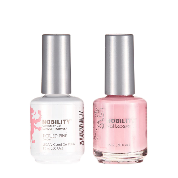 LeChat Nobility Gel & Polish Duo, NBCS150, Tickled Pink, 0.5oz KK