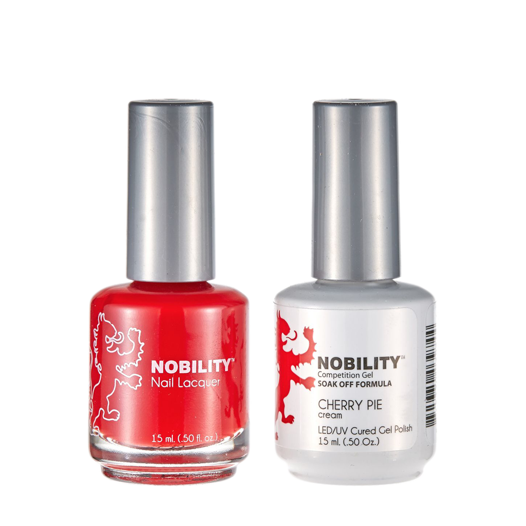 LeChat Nobility Gel & Polish Duo, NBCS156, Cherry Pie, 0.5oz KK