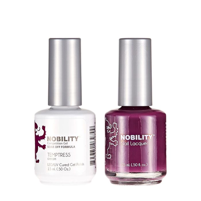 LeChat Nobility Gel & Polish Duo, NBCS161, Temptress, 0.5oz KK