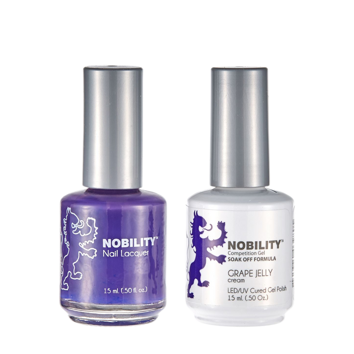 LeChat Nobility Gel & Polish Duo, NBCS162, Grape Jelly, 0.5oz KK