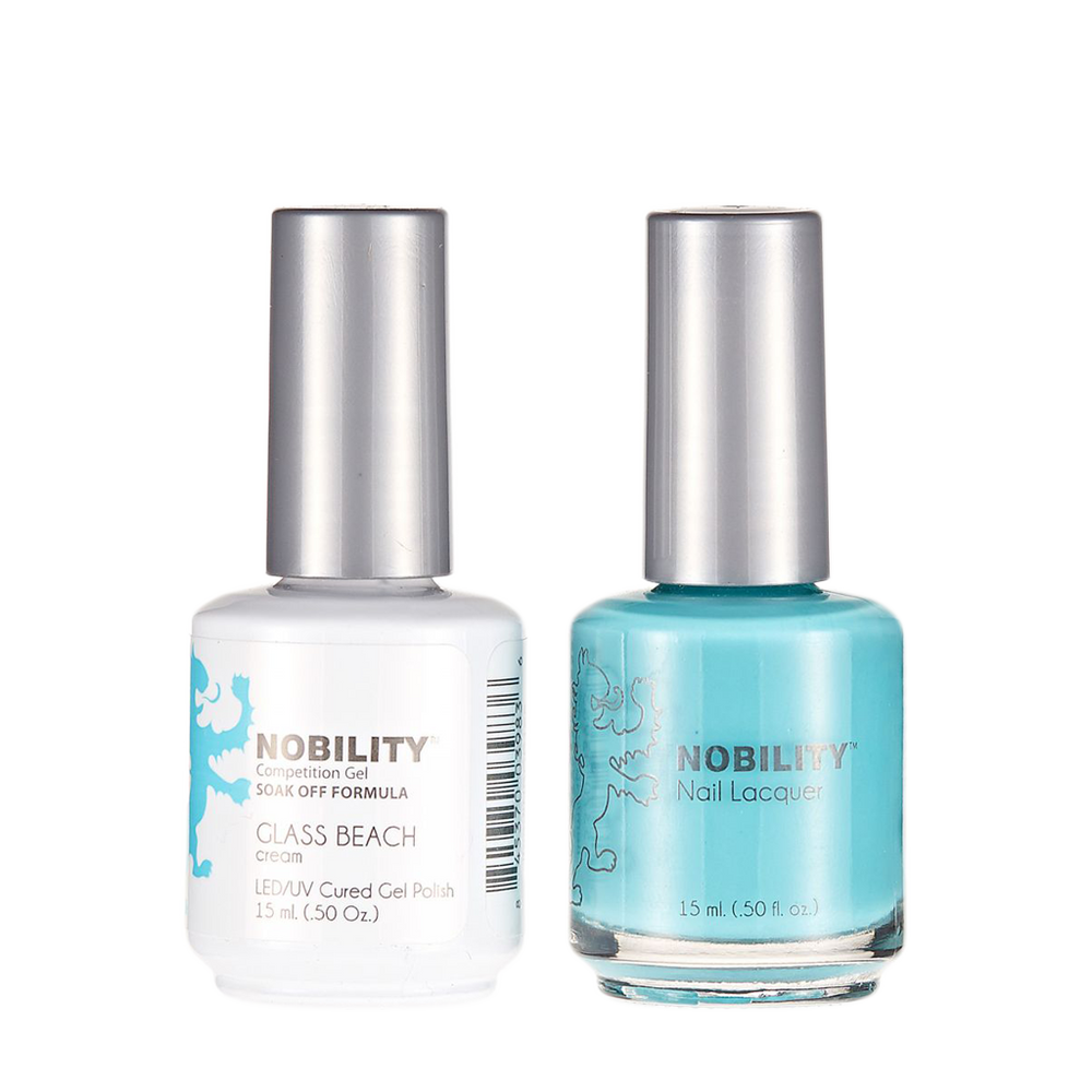 LeChat Nobility Gel & Polish Duo, NBCS165, Glass Beach, 0.5oz KK