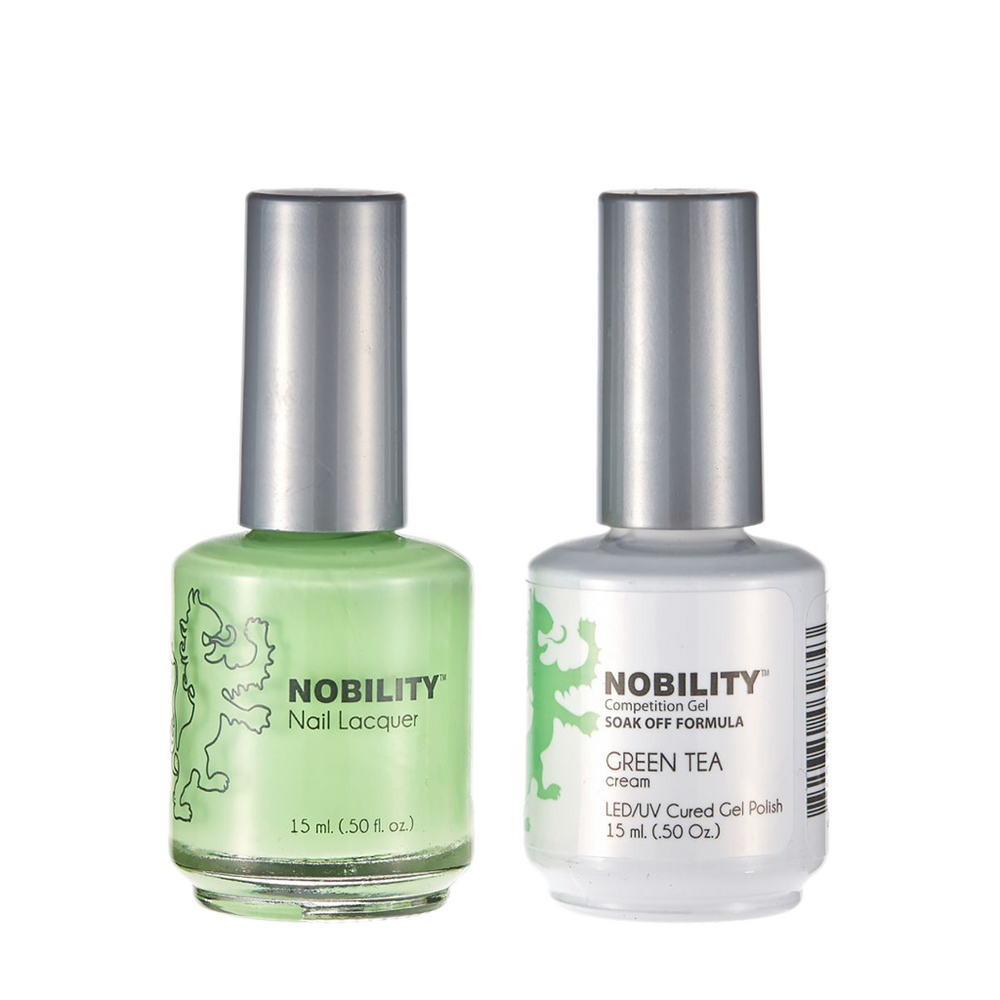 LeChat Nobility Gel & Polish Duo, NBCS166, Green Tea, 0.5oz KK