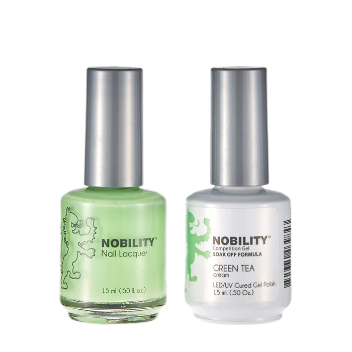 LeChat Nobility Gel & Polish Duo, NBCS166, Green Tea, 0.5oz KK