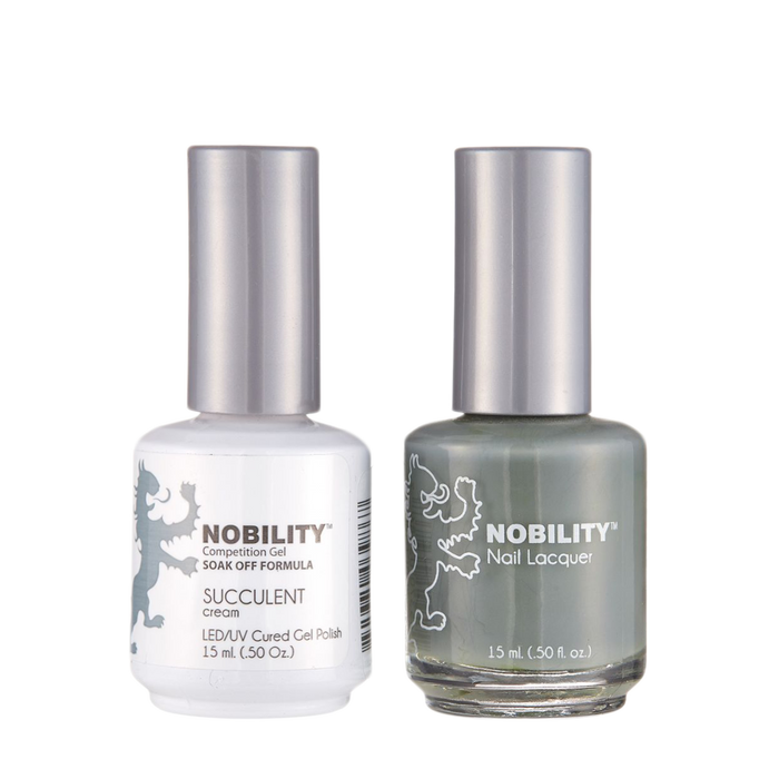 LeChat Nobility Gel & Polish Duo, NBCS168, Succulent, 0.5oz KK
