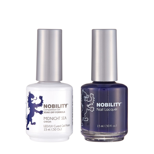 LeChat Nobility Gel & Polish Duo, NBCS175, Midnight Sea, 0.5oz KK