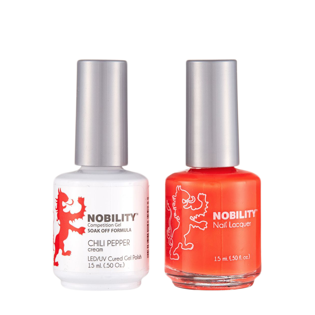 LeChat Nobility Gel & Polish Duo, NBCS178, Chili Pepper, 0.5oz KK