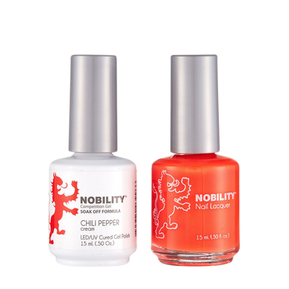 LeChat Nobility Gel & Polish Duo, NBCS178, Chili Pepper, 0.5oz KK