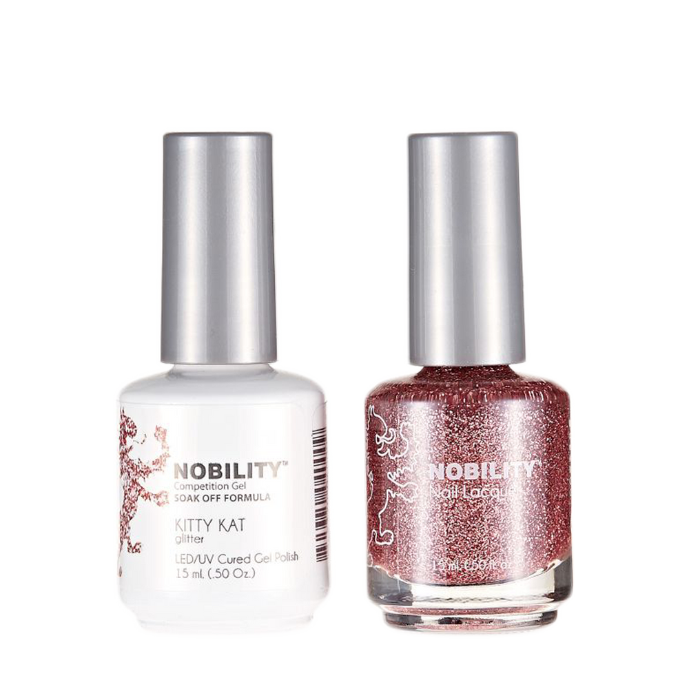 LeChat Nobility Gel & Polish Duo, NBCS182, Kitty Kat, 0.5oz KK0406