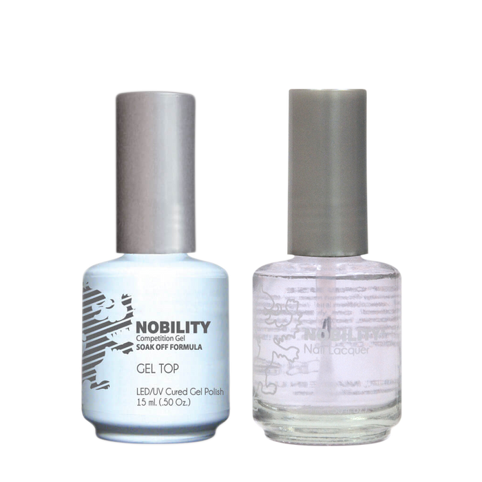 LeChat Nobility Gel & Polish Duo,  NBTS01, Top Coat, 0.5oz KK0406