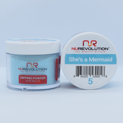 NuRevolution Dipping Powder, 005, She's a Mermaid, 2oz OK0502VD