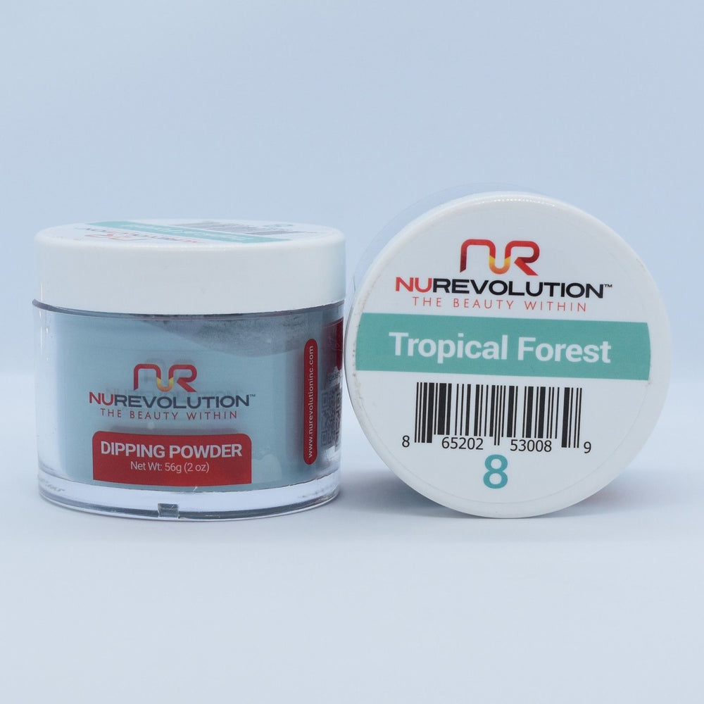 NuRevolution Dipping Powder, 008, Tropical Forest, 2oz OK0502VD