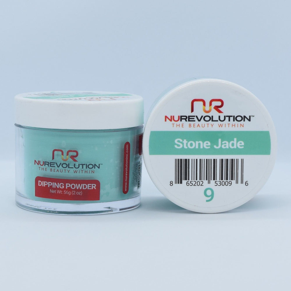 NuRevolution Dipping Powder, 009, Stone Jade, 2oz OK0502VD
