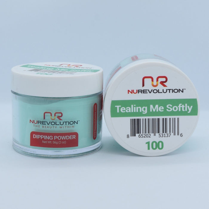 NuRevolution Dipping Powder, 100, Tealing Me Softly, 2oz OK0502VD