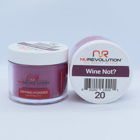 NuRevolution Dipping Powder, 020, Wine Not, 2oz OK0502VD