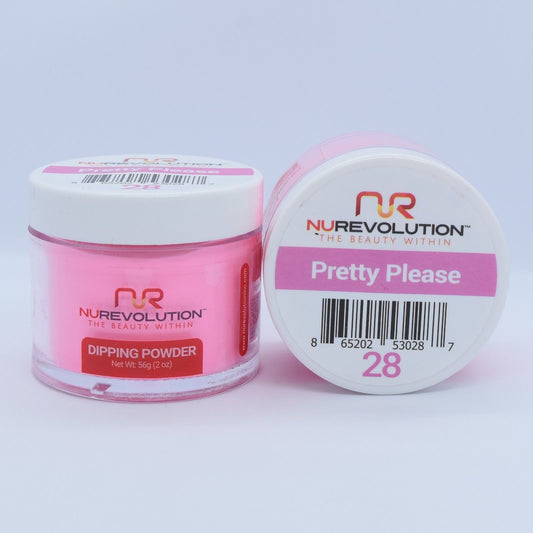 NuRevolution Dipping Powder, 028, Pretty Please, 2oz OK0502VD