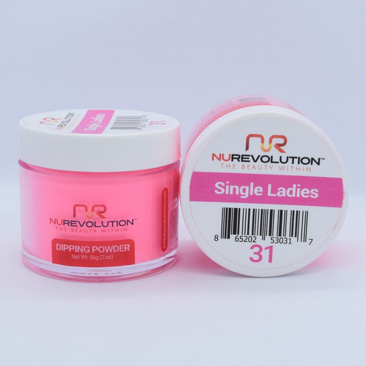 NuRevolution Dipping Powder, 031, Single Ladies, 2oz OK0502VD