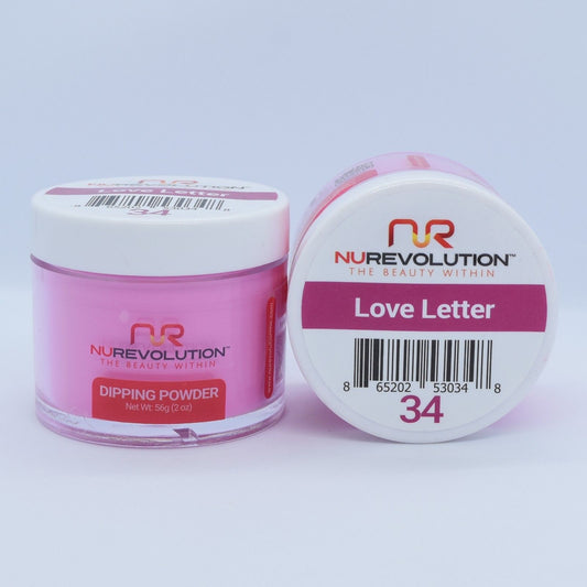 NuRevolution Dipping Powder, 034, Love Letter, 2oz OK0502VD