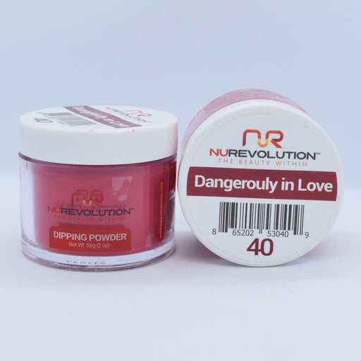 NuRevolution Dipping Powder, 040, Dangerouly In Love, 2oz OK0502VD