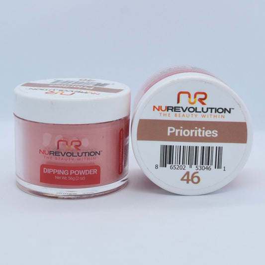 NuRevolution Dipping Powder, 046, Priorities, 2oz OK0502VD