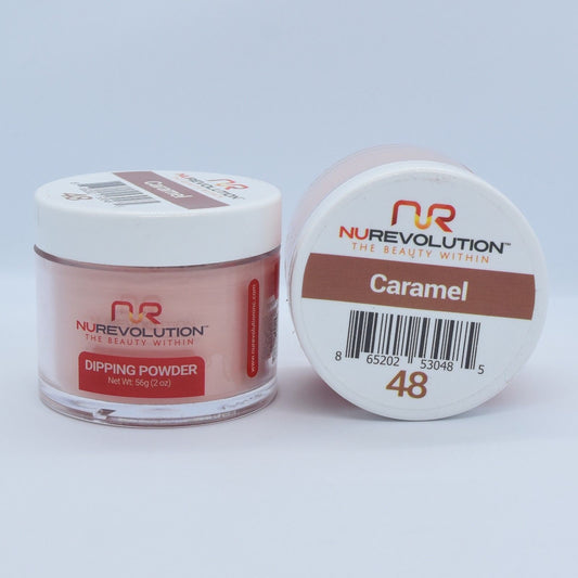 NuRevolution Dipping Powder, 048, Caramel, 2oz OK0502VD