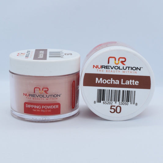 NuRevolution Dipping Powder, 050, Mocha Latte, 2oz OK0502VD