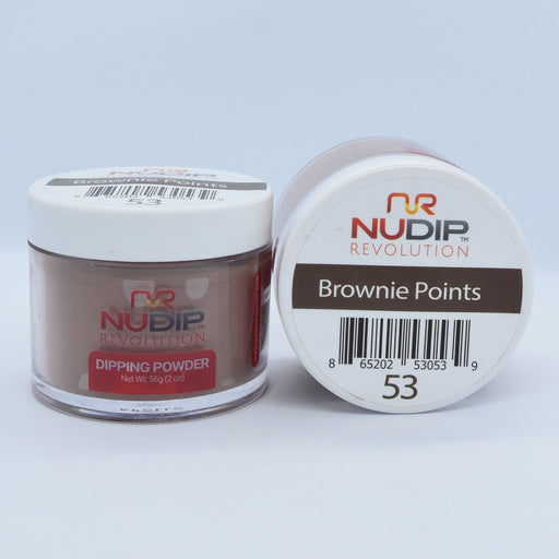 NuRevolution Dipping Powder, 053, Brownie Points, 2oz OK0502VD