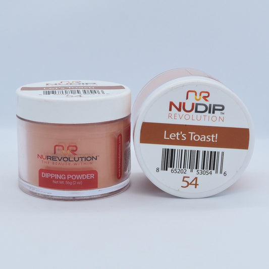 NuRevolution Dipping Powder, 054, Let's Toast, 2oz OK0502VD