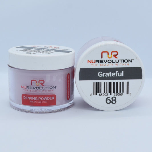 NuRevolution Dipping Powder, 068, Grateful, 2oz OK0502VD