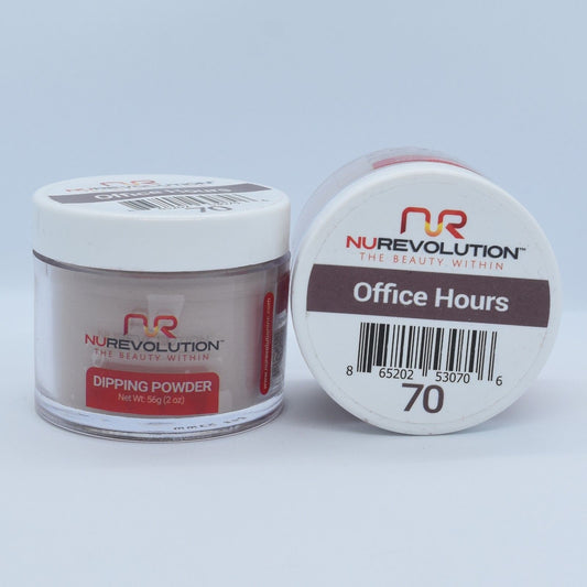 NuRevolution Dipping Powder, 070, Office Hours, 2oz OK0502VD