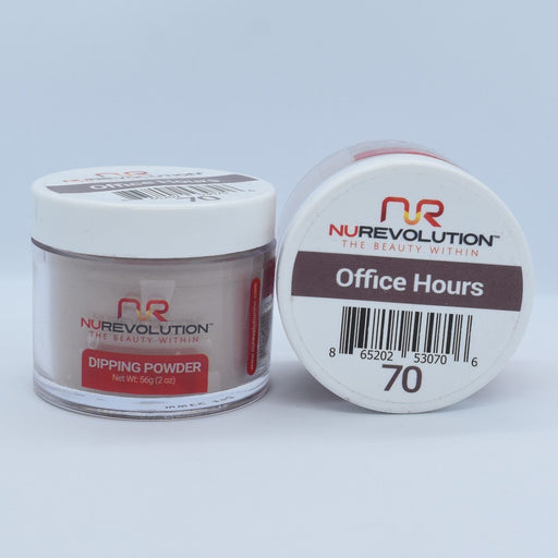 NuRevolution Dipping Powder, 070, Office Hours, 2oz OK0502VD