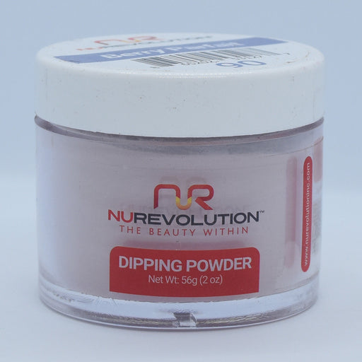 NuRevolution 3in1 Dipping Powder + Gel Polish + Nail Lacquer, 090, Berry Parfait OK1129
