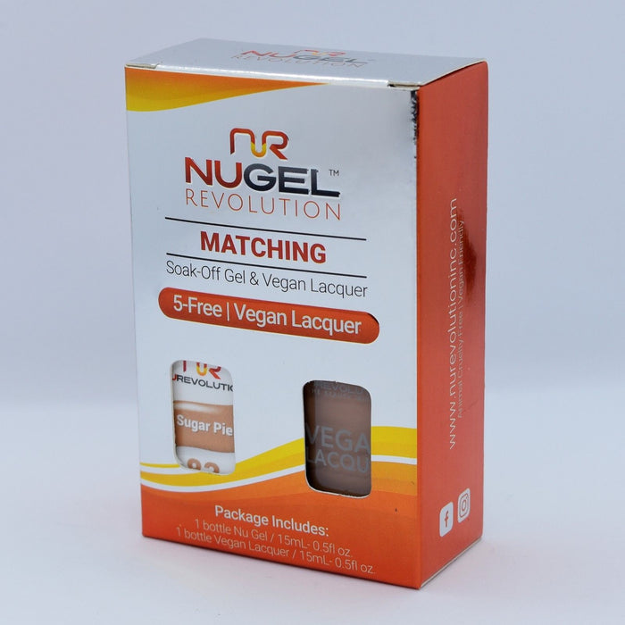 NuRevolution 3in1 Dipping Powder + Gel Polish + Nail Lacquer, 083, Sugar Pie OK1129